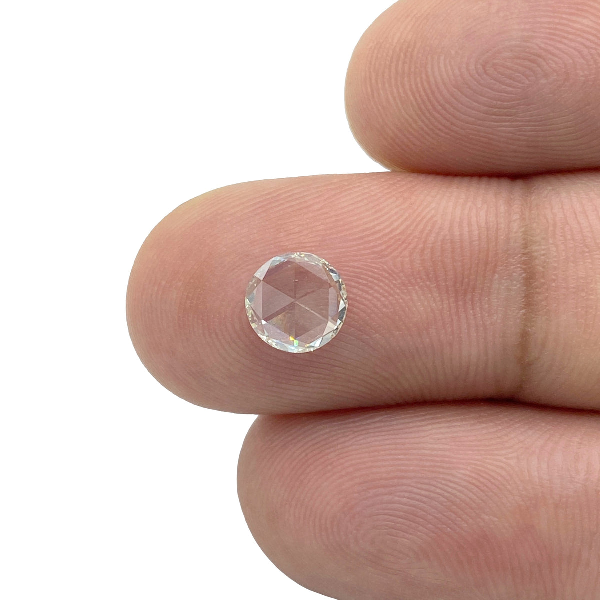 0.58ct | G/VVS1 Round Shape Rose Cut Diamond - Modern Rustic Diamond