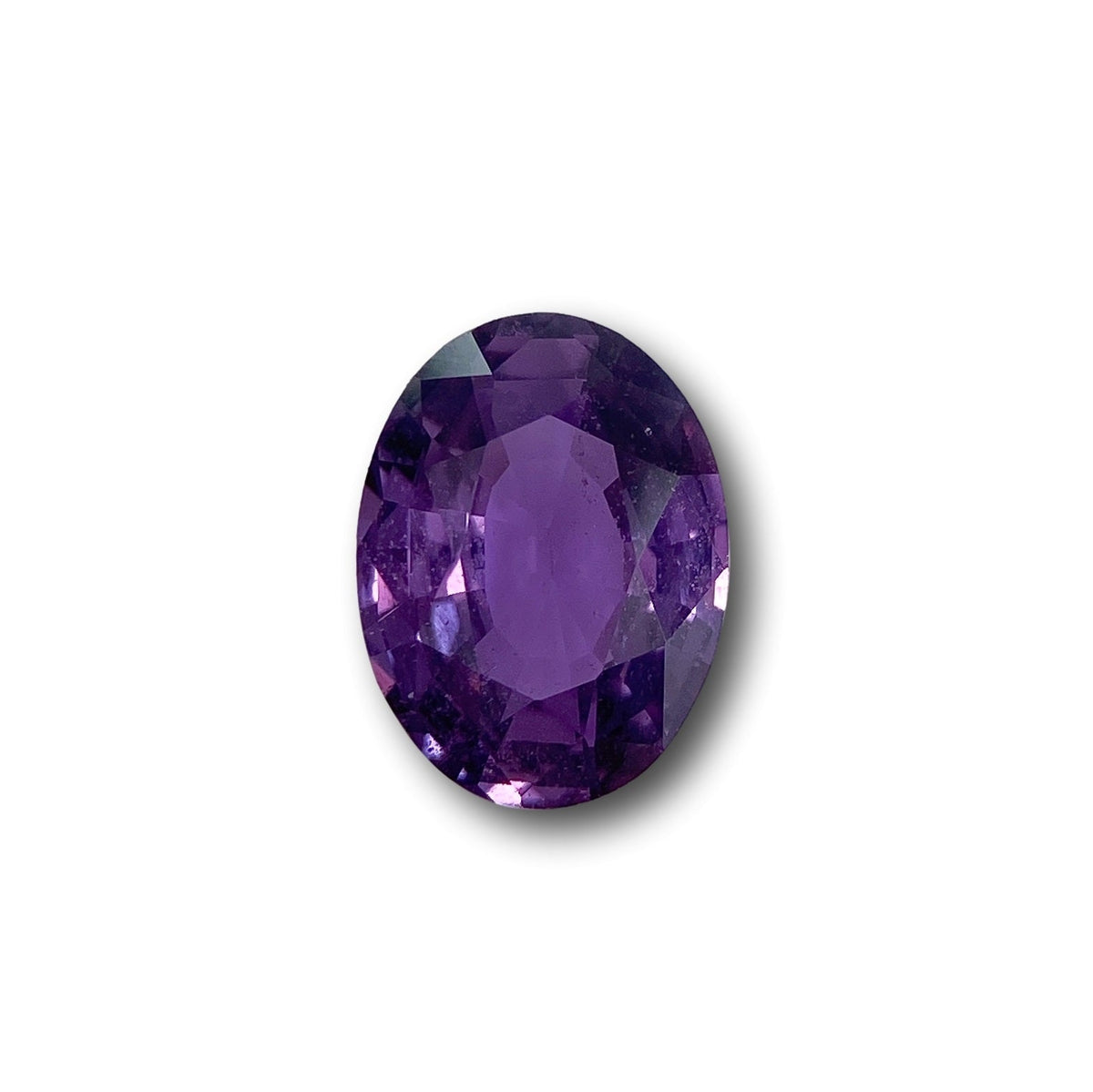 2.02ct | Brilliant Cut Oval Shape Pinkish Purple Sapphire (GIA)-Modern Rustic Diamond