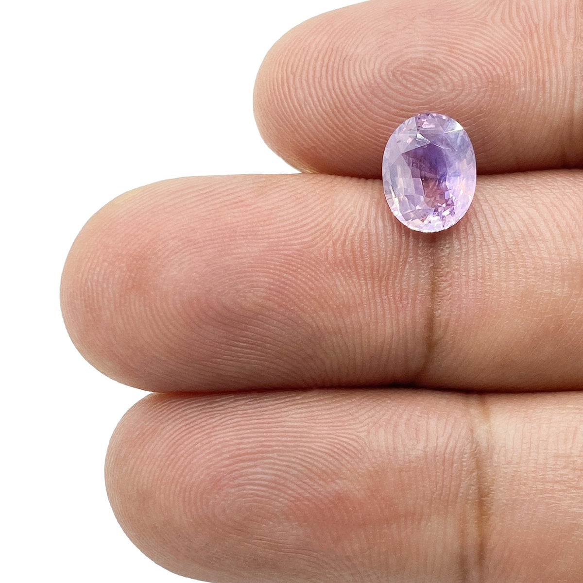 2.03ct | Brilliant Cut Oval Shape Pink Silky Sapphire-Modern Rustic Diamond