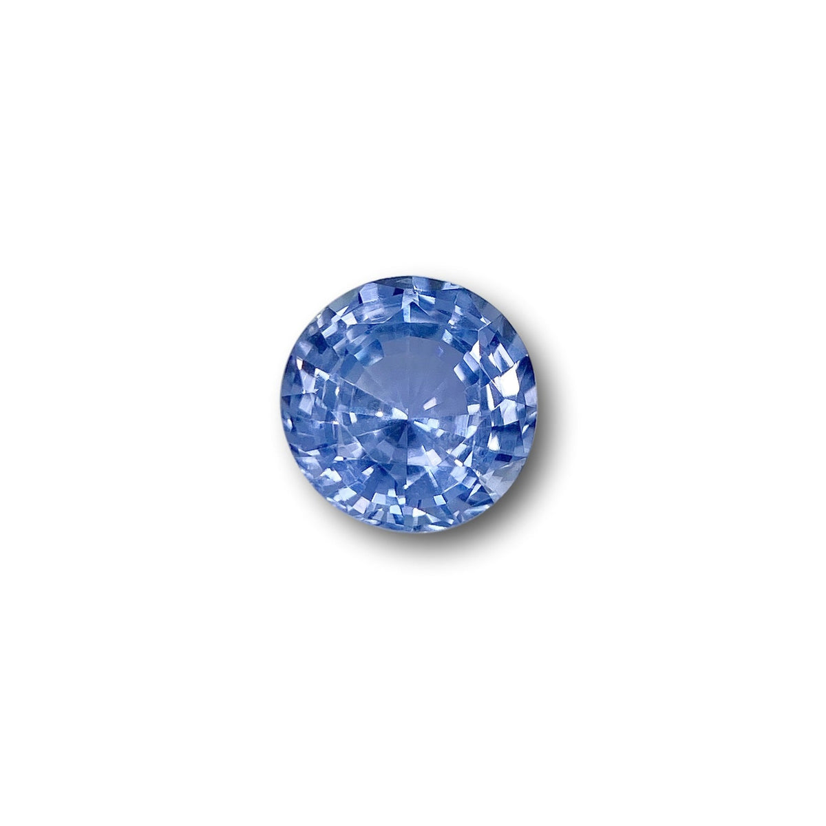 2.05ct | Brilliant Cut Round Shape Blue Sapphire-Modern Rustic Diamond