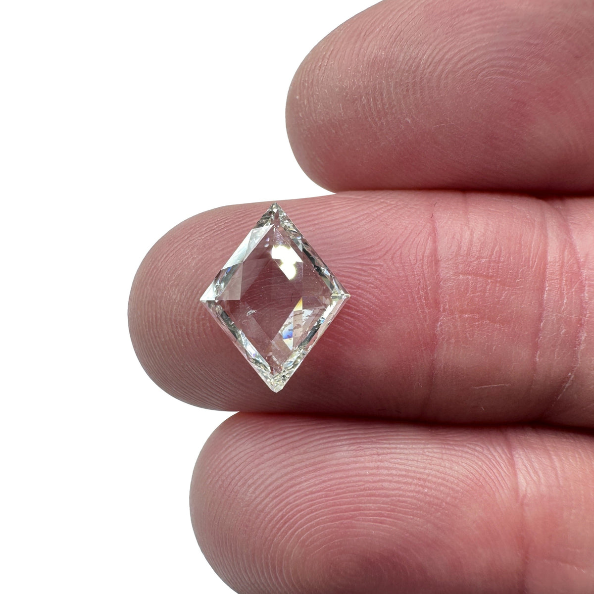 2.05ct | H/SI1 Lozenge Shape Brilliant Cut Diamond-Modern Rustic Diamond