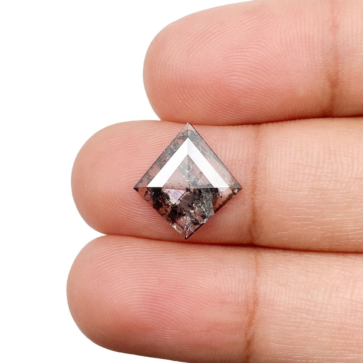 1.62ct | Rustic Kite Shape Rose Cut Diamond - Modern Rustic Diamond