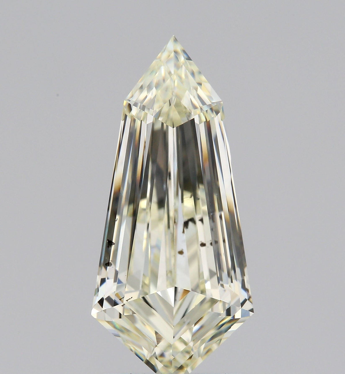 2.13ct | Light Color VS-SI Shield Shape Step Cut Diamond-Modern Rustic Diamond