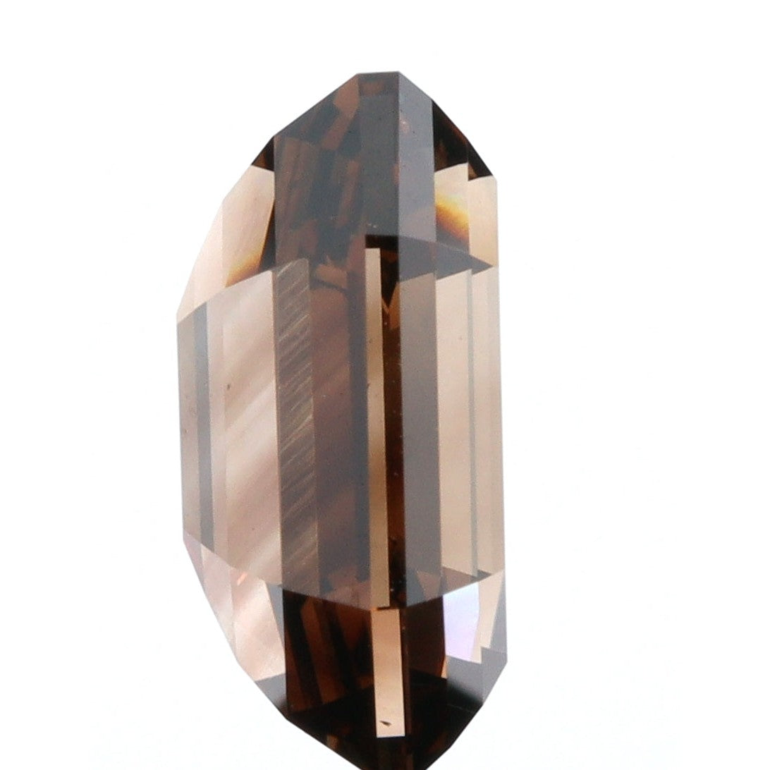 2.16ct | Cognac VS Octagonal Shape Step Cut Diamond-Modern Rustic Diamond