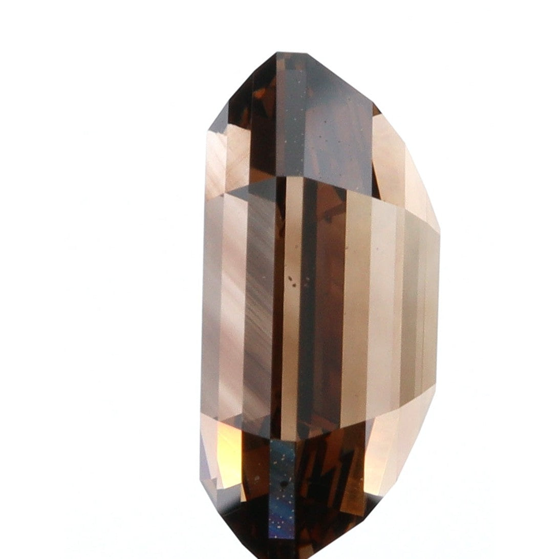 2.16ct | Cognac VS Octagonal Shape Step Cut Diamond-Modern Rustic Diamond