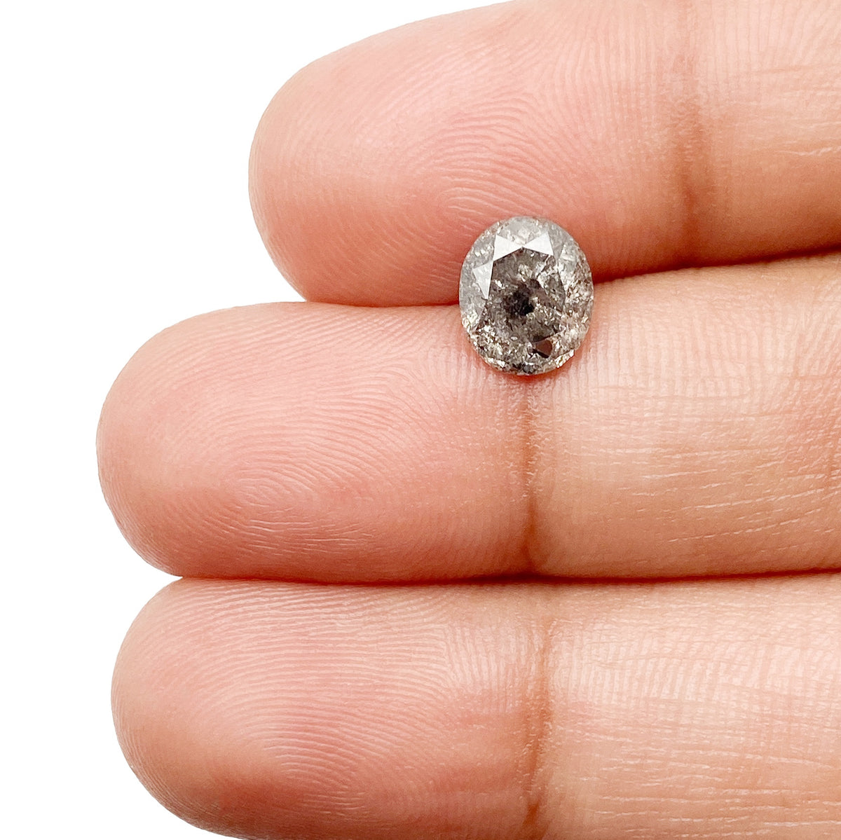 1.36ct | Rustic Oval Shape Brilliant Cut Diamond - Modern Rustic Diamond