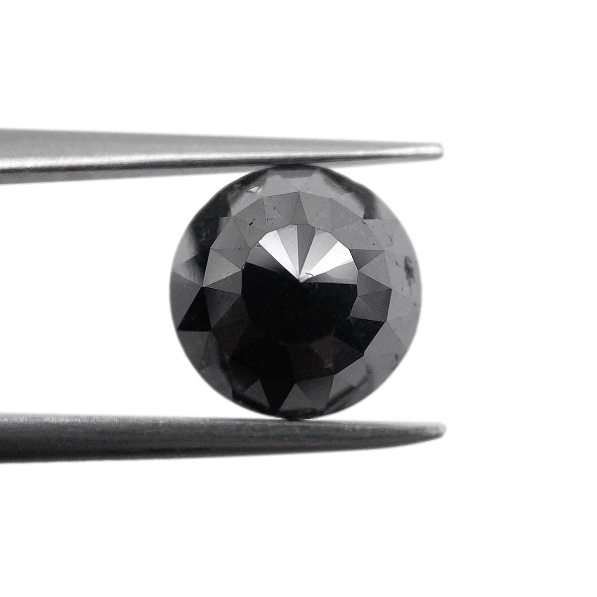 2.24ct | Black/ Round Shape Rose Cut Diamond-Modern Rustic Diamond