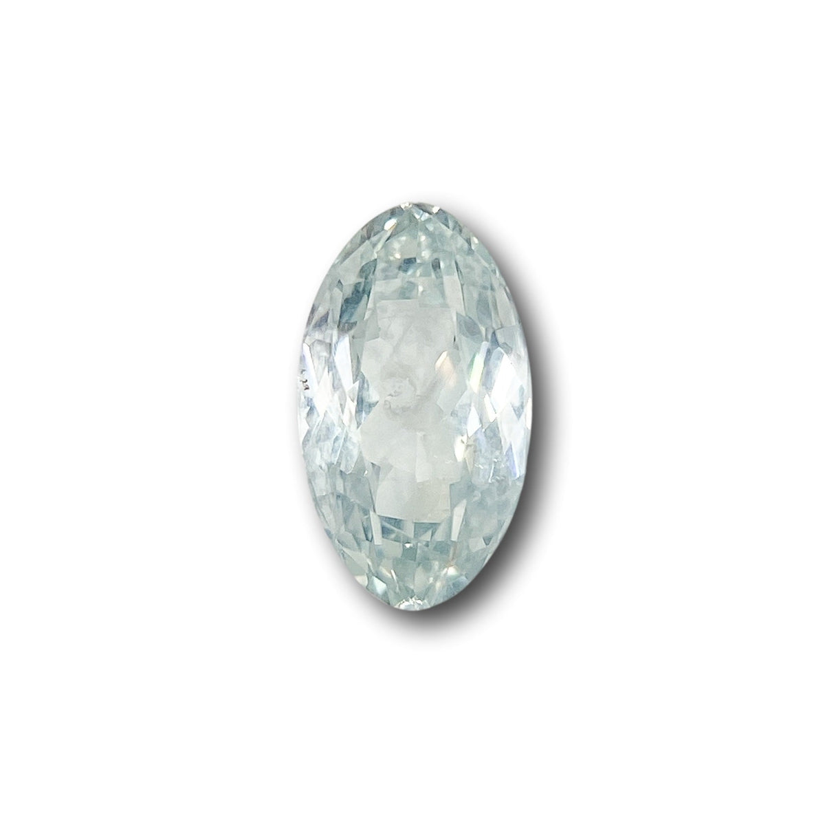 2.32ct | Brilliant Cut Moval Shape Blue Montana Sapphire-Modern Rustic Diamond