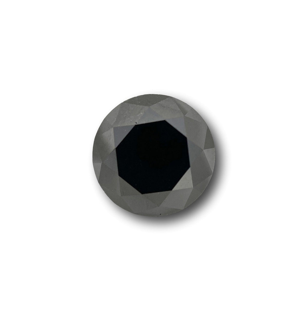 2.58ct | Black/ Round Shape Brilliant Cut Diamond-Modern Rustic Diamond