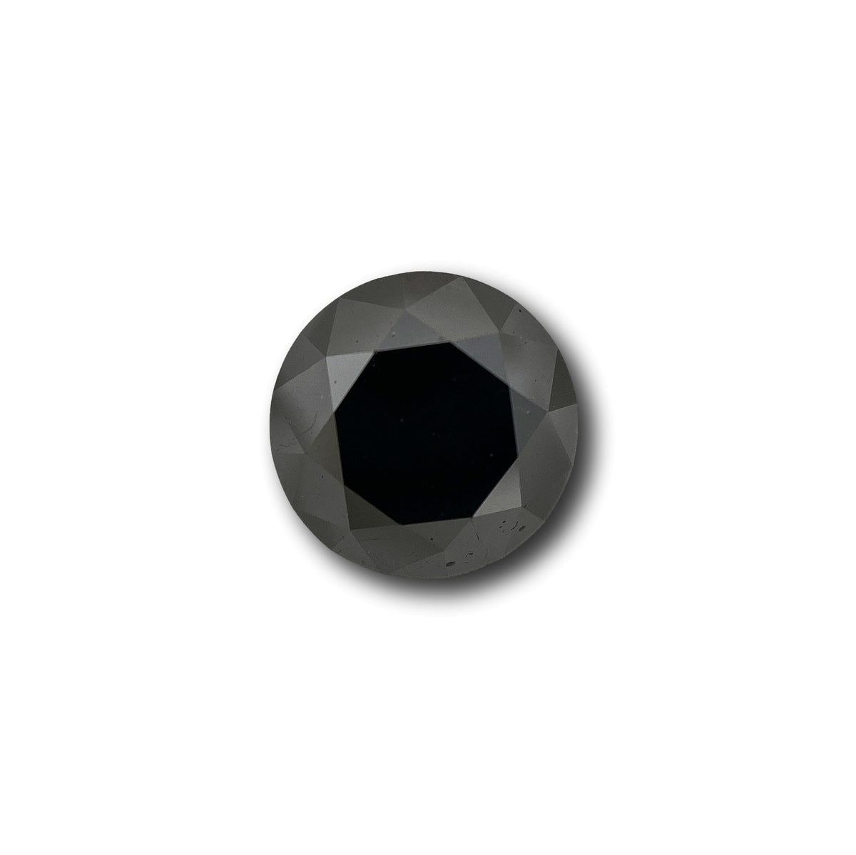 2.58ct | Black/ Round Shape Brilliant Cut Diamond-Modern Rustic Diamond
