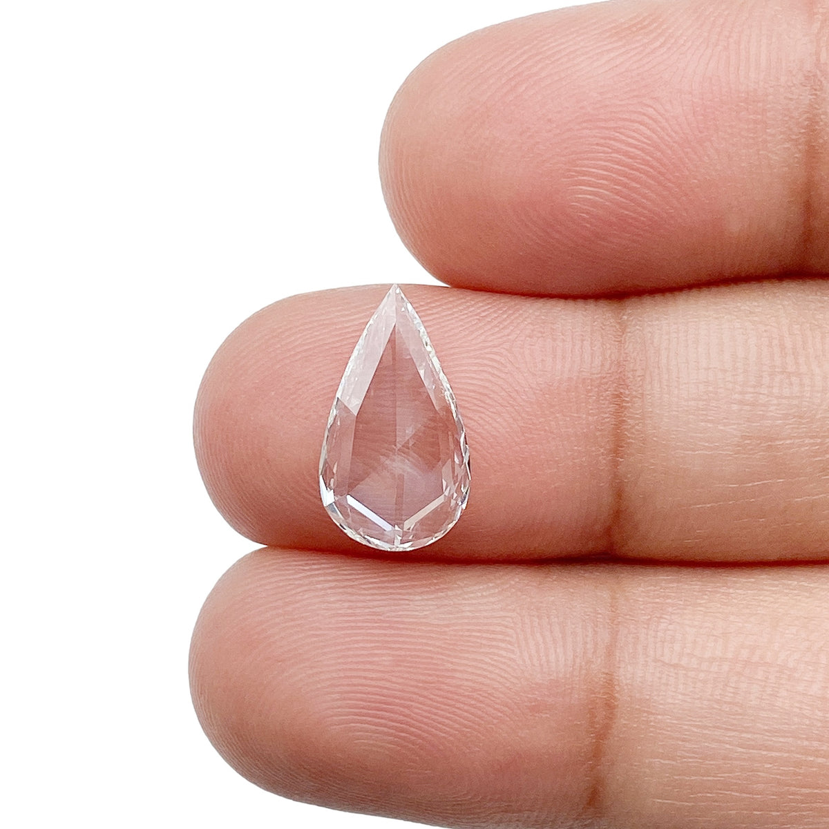 1.10ct | G/VS2 Pear Shape Rose Cut Diamond (GIA) - Modern Rustic Diamond