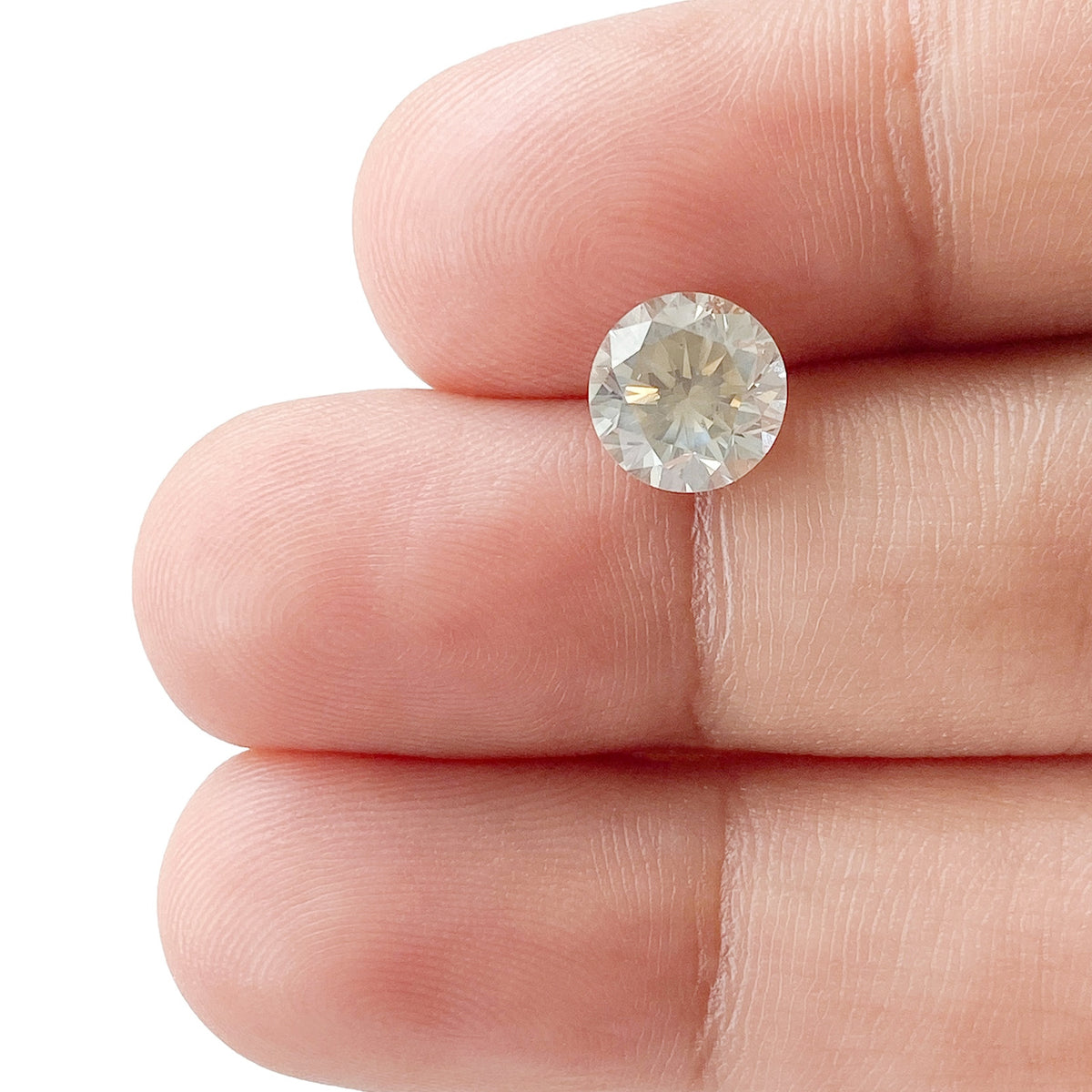 1.54ct | Rustic Round Shape Rose Cut Diamond - Modern Rustic Diamond