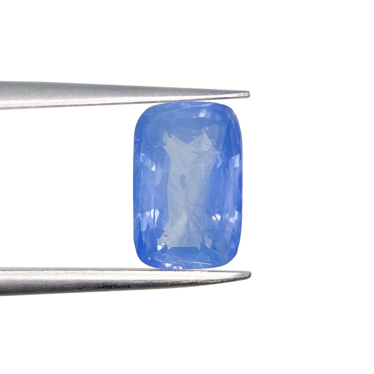 2.87ct | Brilliant Cut Cushion Shape Blue Silky Sapphire-Modern Rustic Diamond