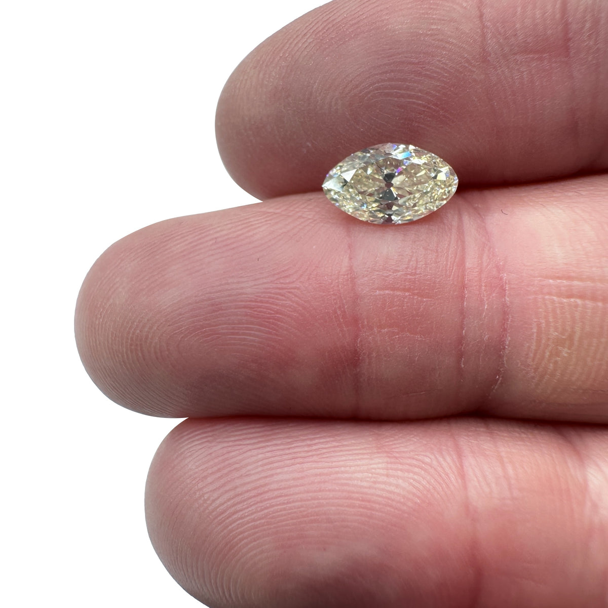 1.51ct | Champagne VVS Oval Shape Old Mine Cut Diamond - Modern Rustic Diamond