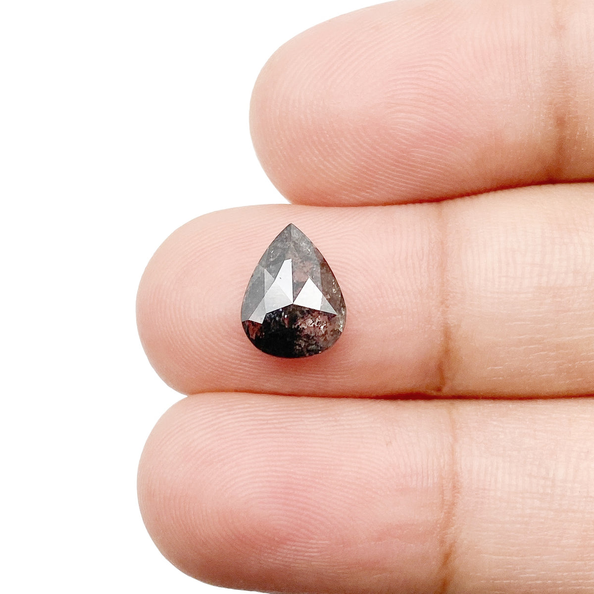 1.67ct | Rustic Pear Shape Brilliant Cut Diamond - Modern Rustic Diamond