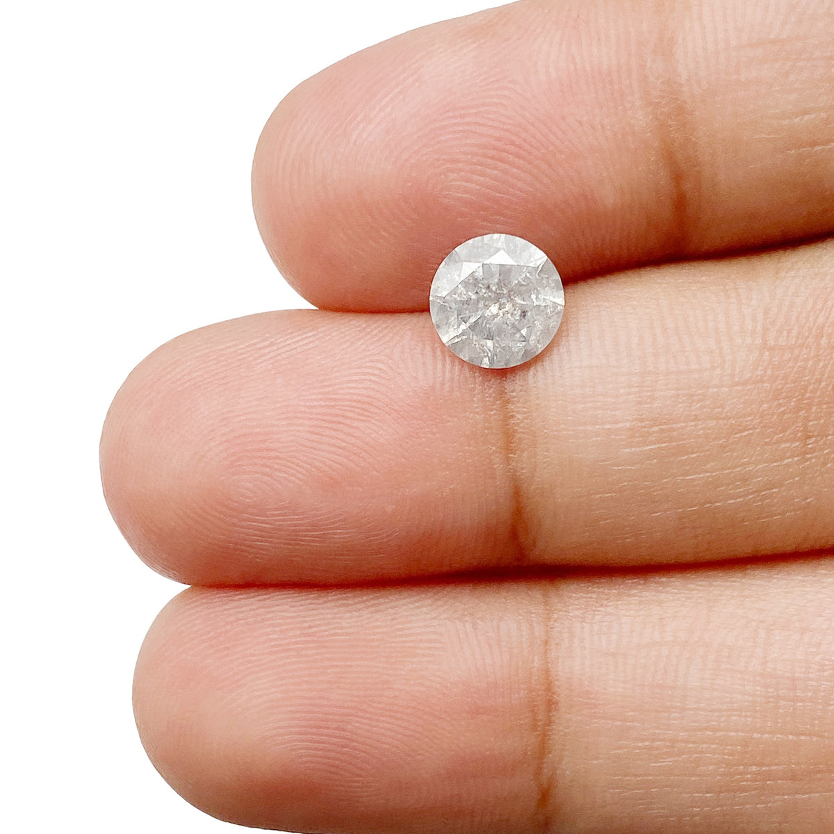 1.04ct | Rustic Round Shape Brilliant Cut Diamond - Modern Rustic Diamond