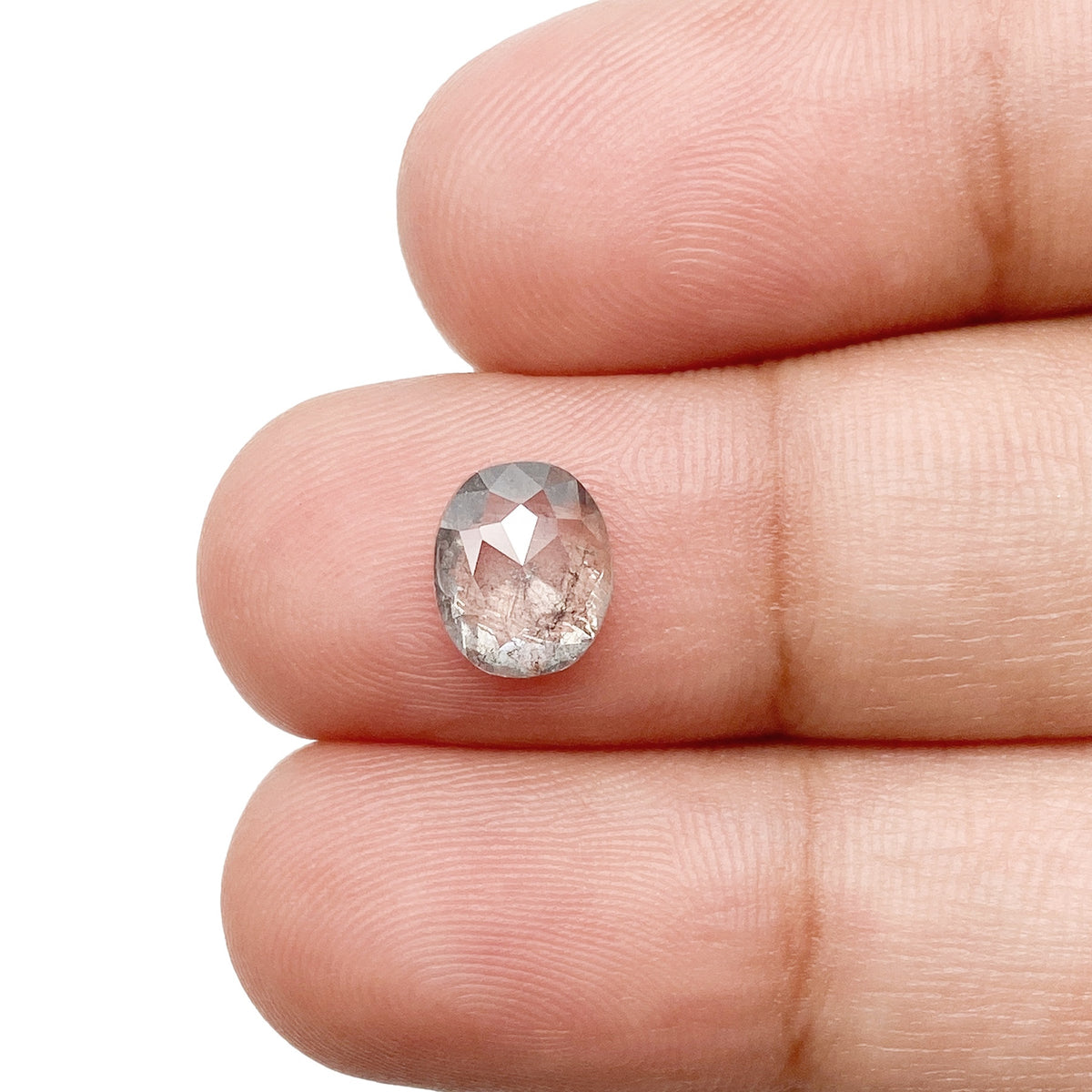 1.14ct | Rustic Oval Shape Rose Cut Diamond - Modern Rustic Diamond