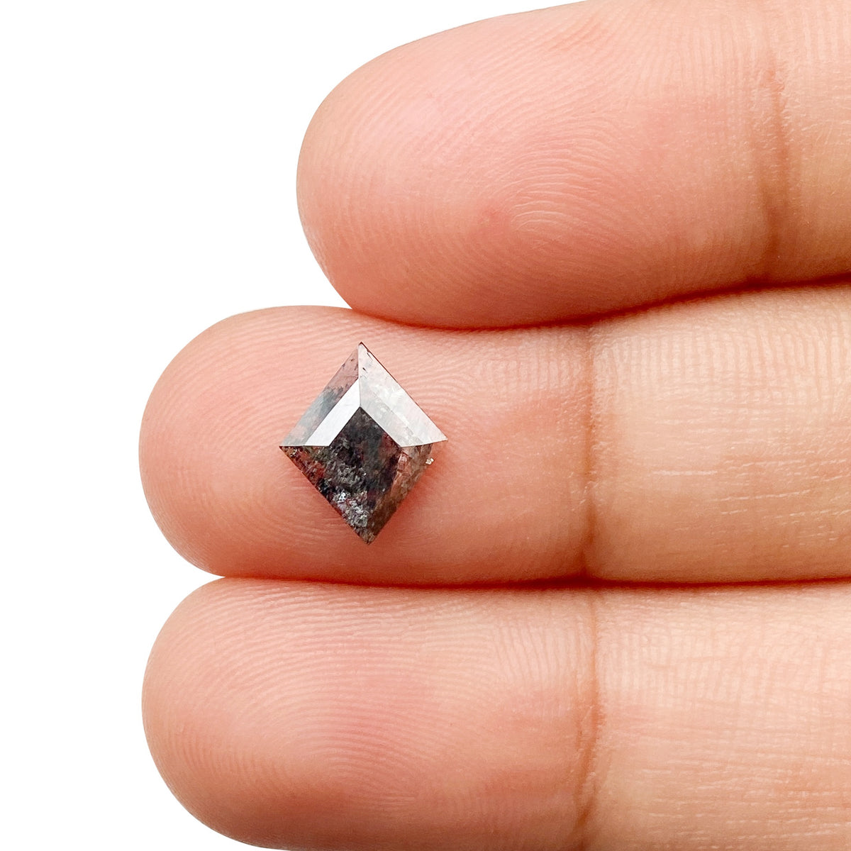 0.71ct | Rustic Lozenge Shape Rose Cut Diamond - Modern Rustic Diamond