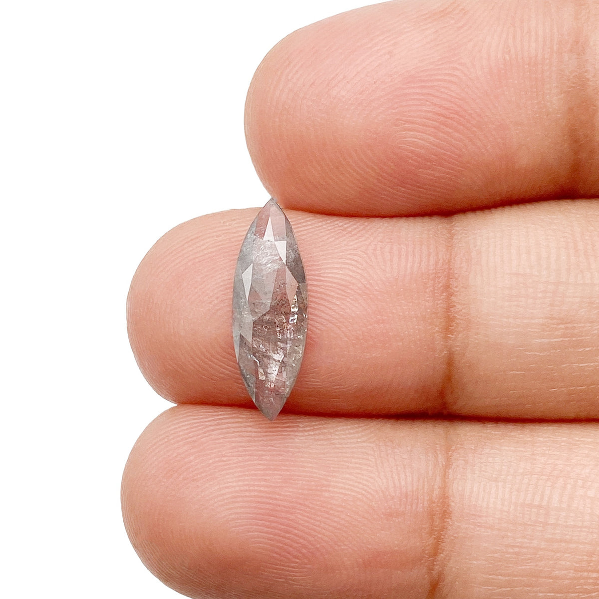 1.05ct | Rustic Marquise Shape Rose Cut Diamond - Modern Rustic Diamond