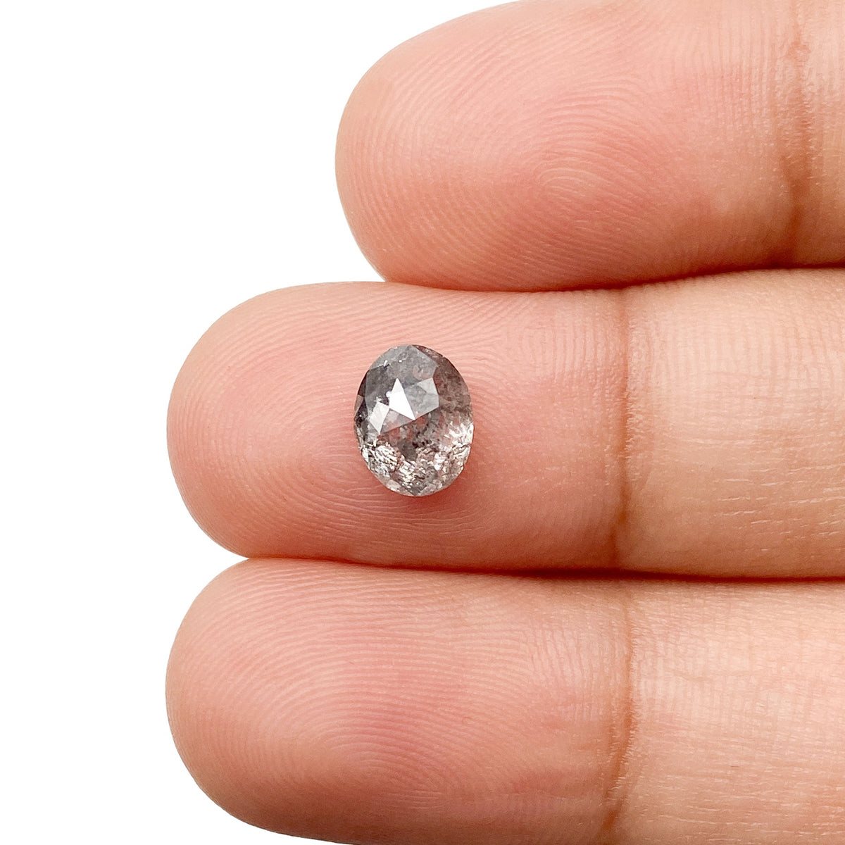 1.14ct | Rustic Oval Shape Rose Cut Diamond - Modern Rustic Diamond