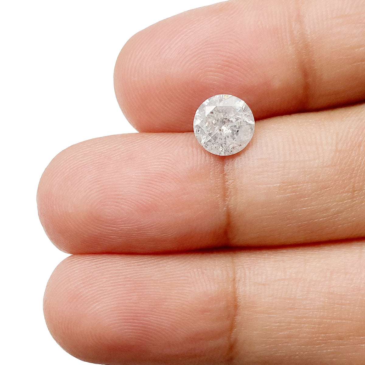 1.13ct | Rustic Round Shape Brilliant Cut Diamond - Modern Rustic Diamond