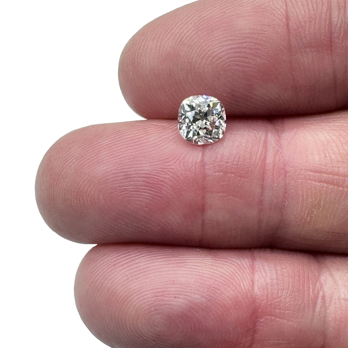 1.15ct | G/VS2 Cushion Shape Old Mine Cut Diamond - Modern Rustic Diamond