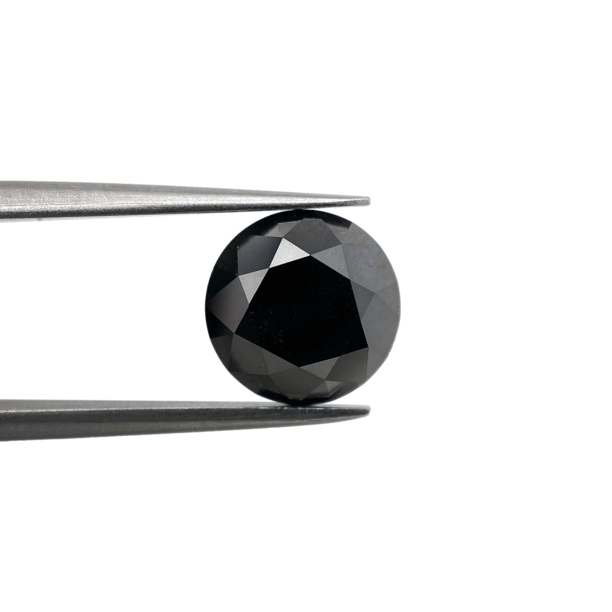 3.16ct | Black/ Round Shape Brilliant Cut Diamond-Modern Rustic Diamond