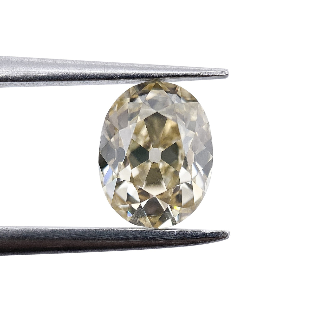 1.12ct | Champagne VS-SI Oval Shape Old Mine Cut Diamond - Modern Rustic Diamond