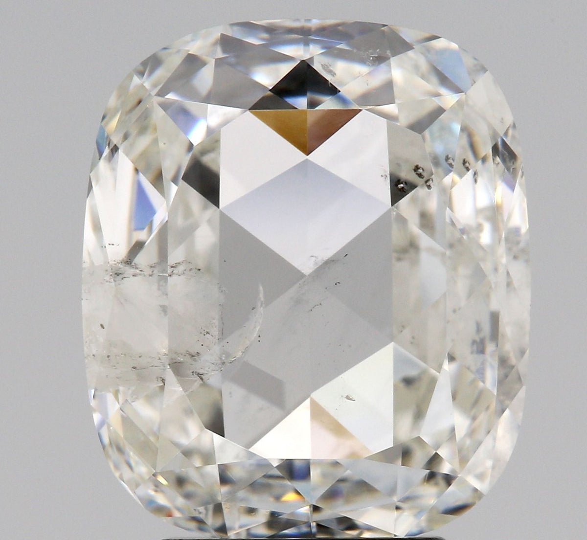 3.11ct | F/SI2 Cushion Shape Rose Cut Diamond - Modern Rustic Diamond