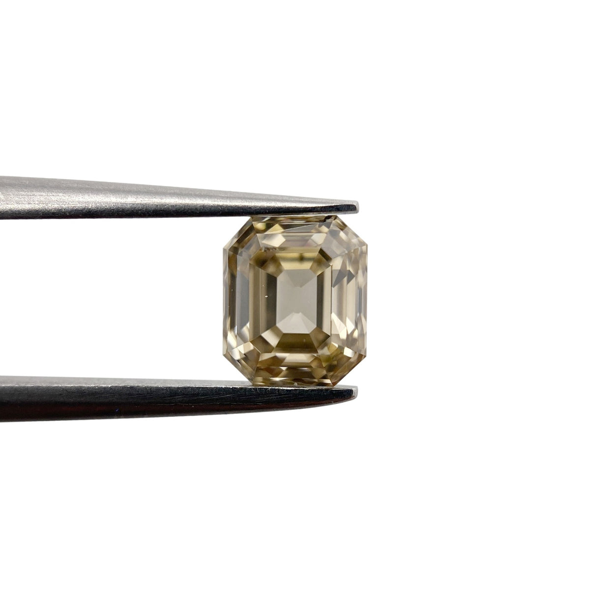 1.01ct | Champagne VS-SI Emerald Shape Step Cut Diamond - Modern Rustic Diamond