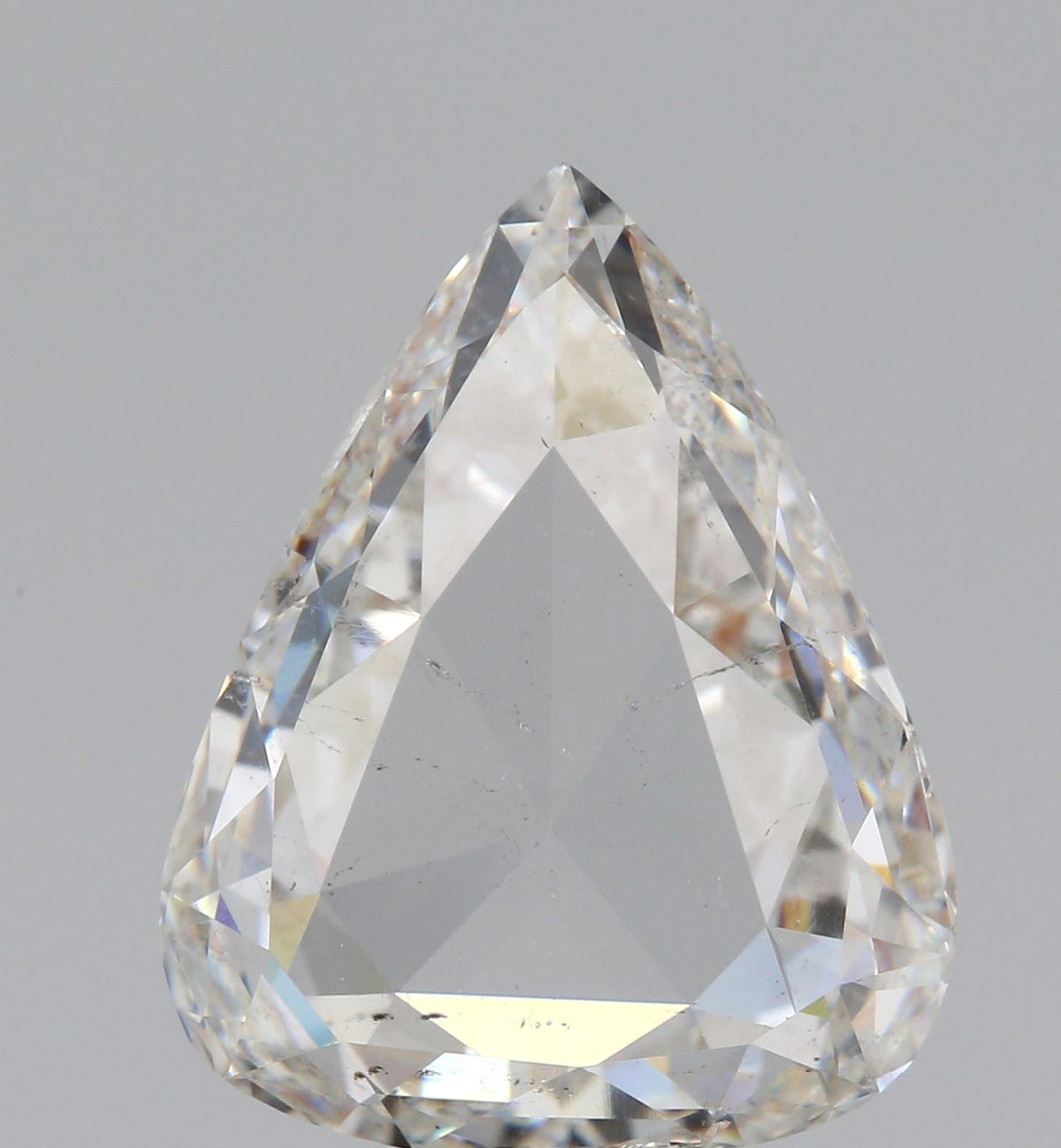 3.49ct | G/VS2-SI1 Pear Shape Rose Cut Diamond-Modern Rustic Diamond