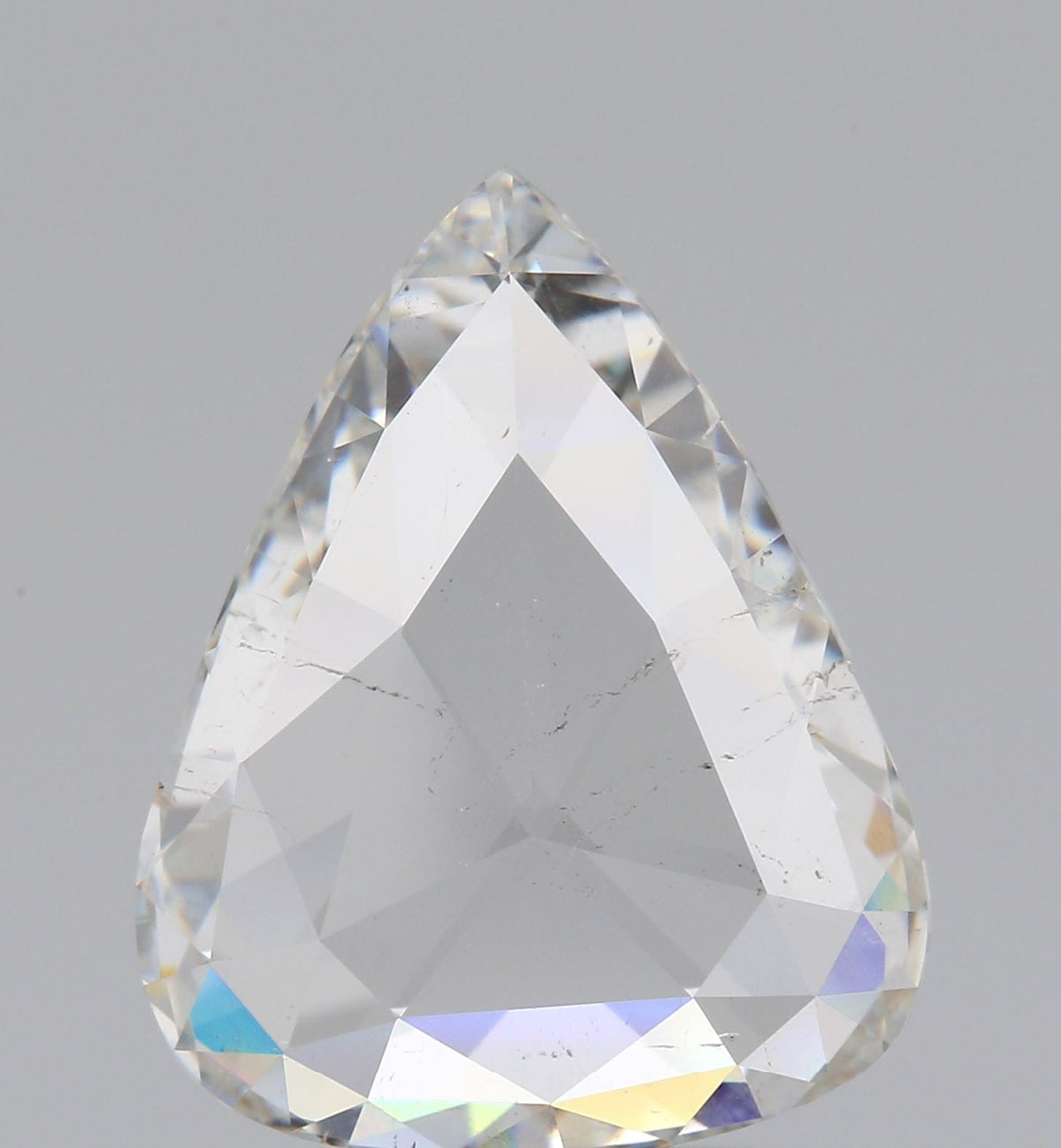 3.49ct | G/VS2-SI1 Pear Shape Rose Cut Diamond-Modern Rustic Diamond