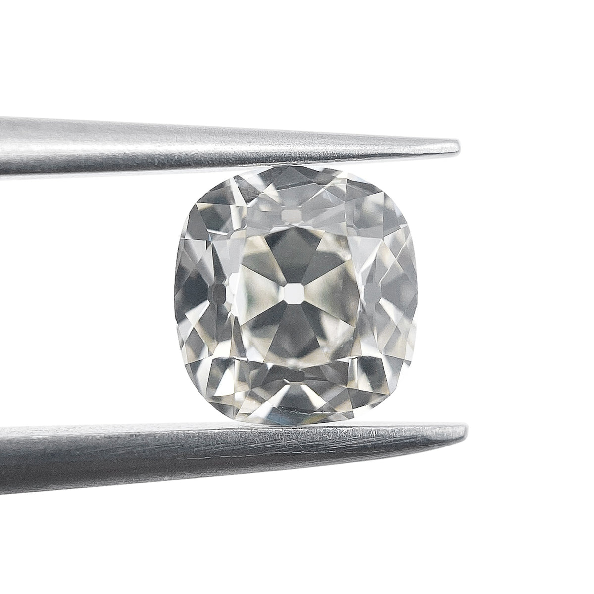 1.01ct | Light Brown VS Cushion Shape Old Mine Cut Diamond - Modern Rustic Diamond