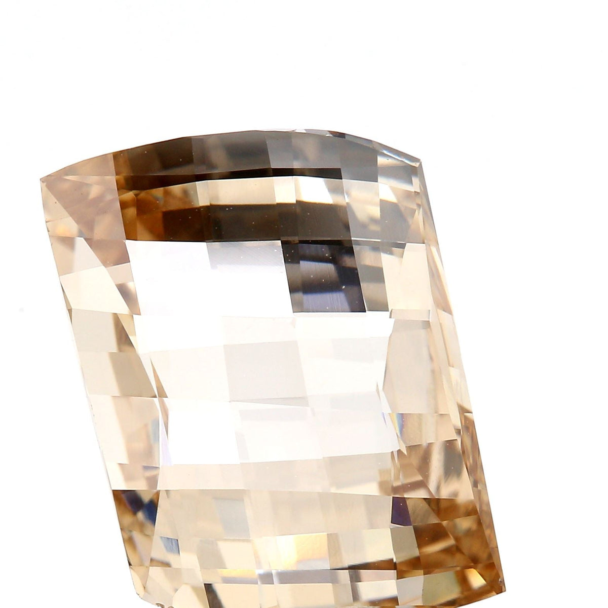3.57ct | Champagne VVS Rhomboid Shape Rose Cut Diamond-Modern Rustic Diamond