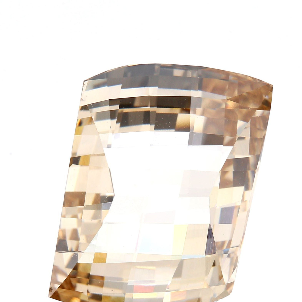 3.57ct | Champagne VVS Rhomboid Shape Rose Cut Diamond-Modern Rustic Diamond