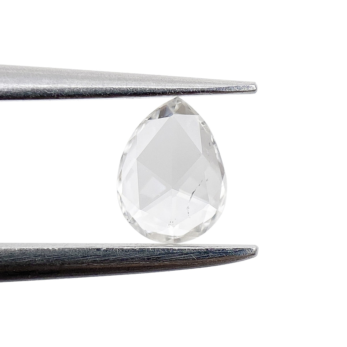 0.21ct | G/SI2 Pear Shape Rose Cut Diamond - Modern Rustic Diamond