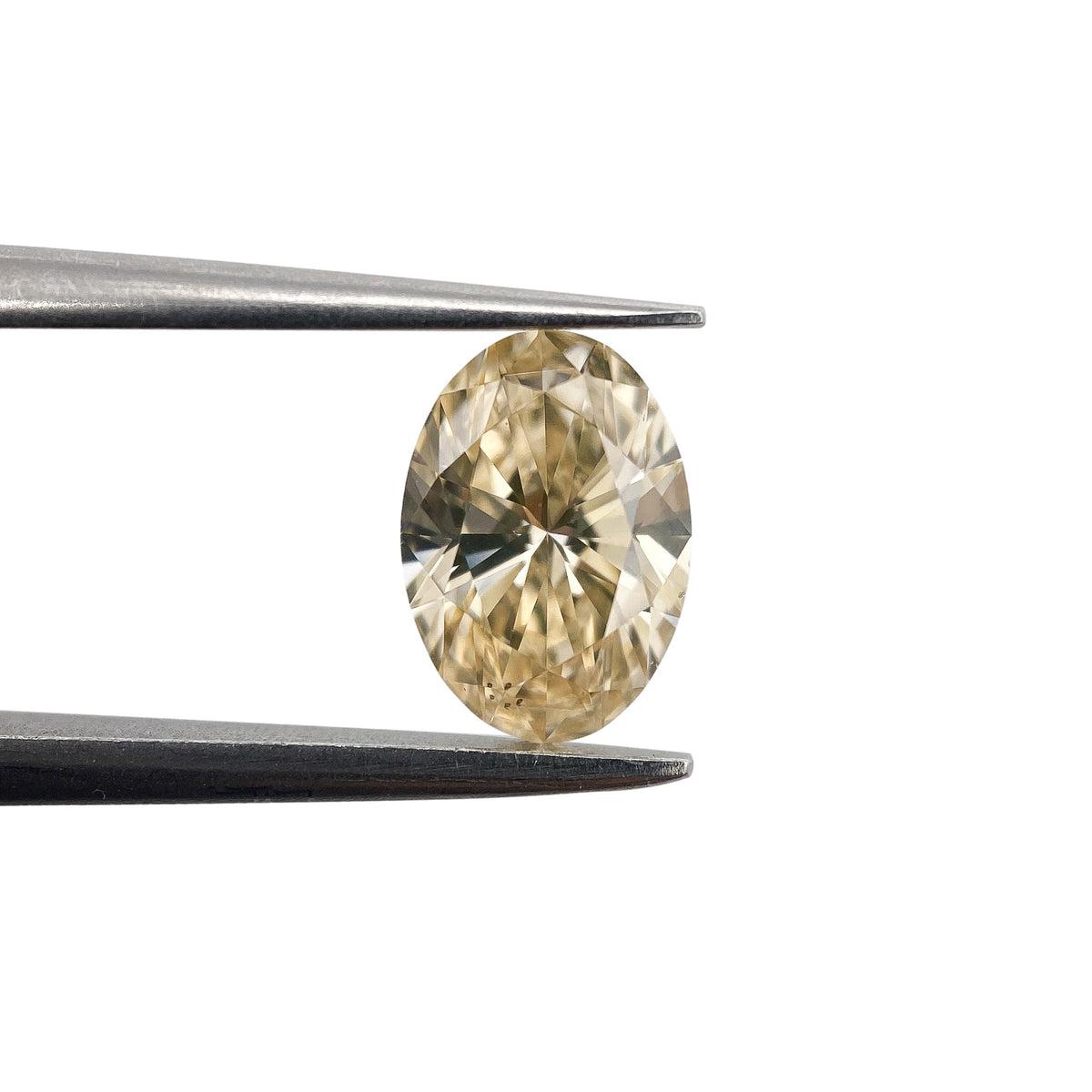 1.00ct | Champagne VS Oval Shape Brilliant Cut Diamond - Modern Rustic Diamond