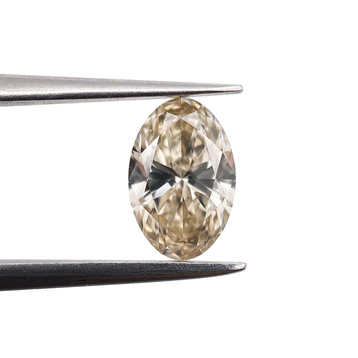 1.08ct | Champagne VS Oval Shape Brilliant Cut Diamond - Modern Rustic Diamond