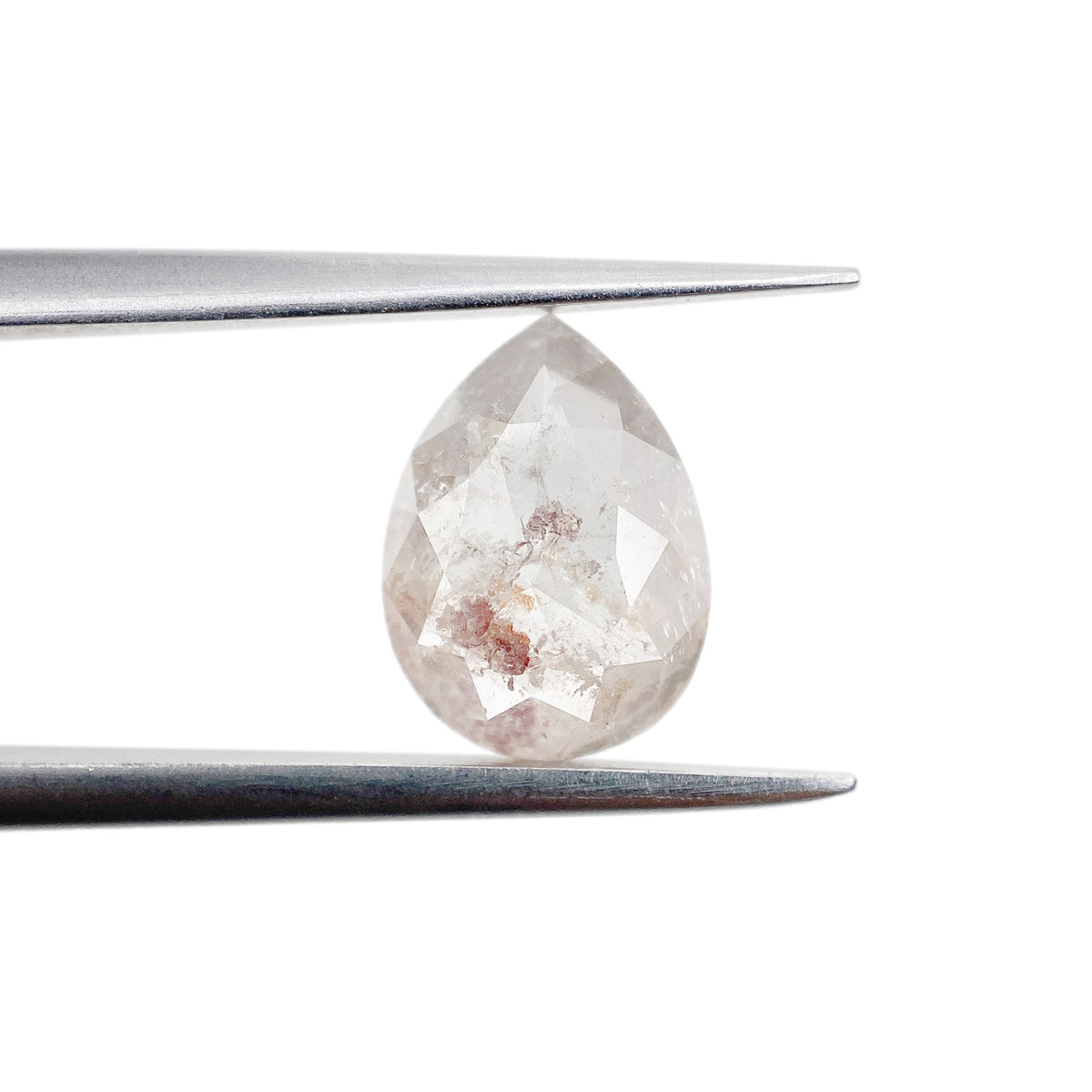 1.49ct | Rustic Pear Shape Rose Cut Diamond - Modern Rustic Diamond