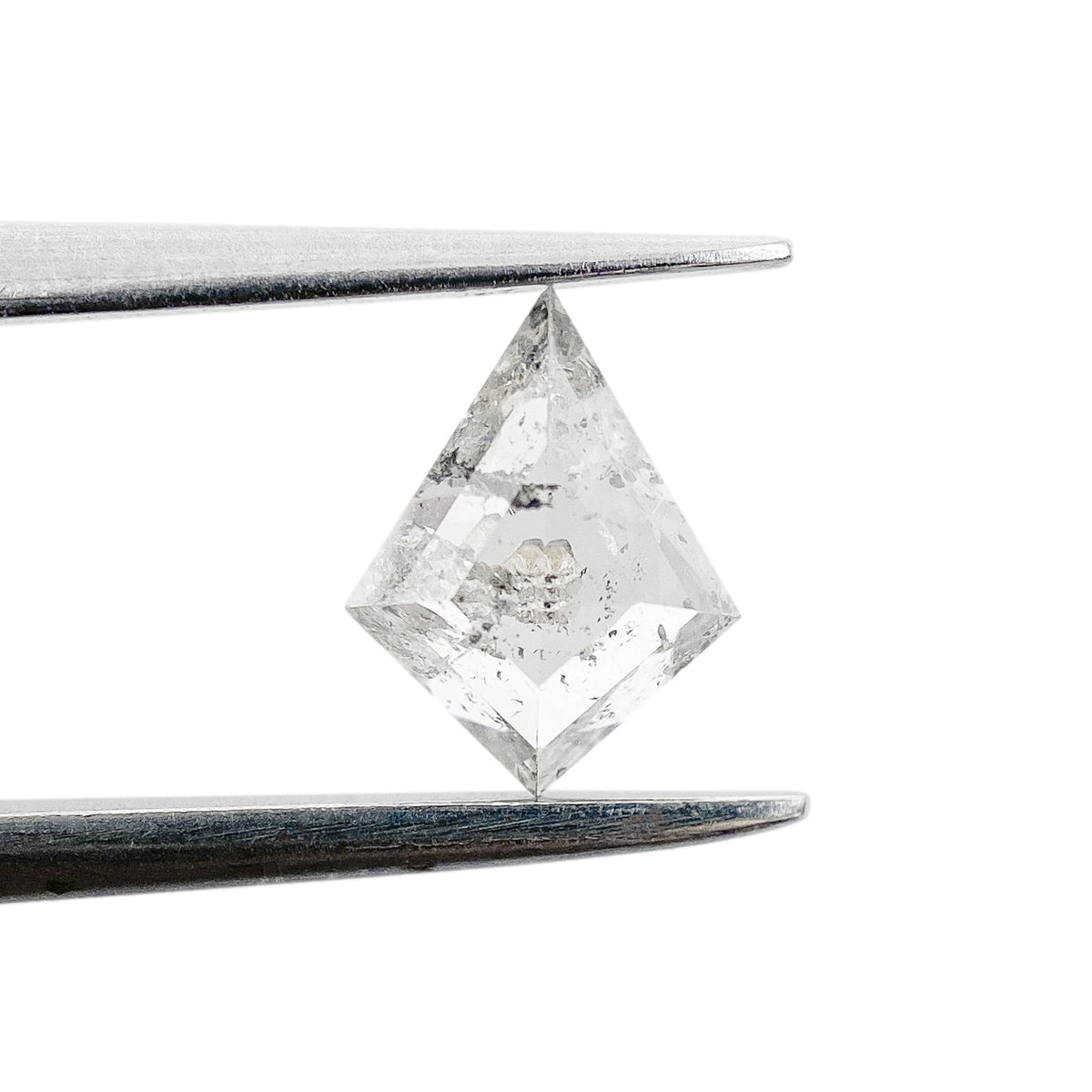 0.74ct | Rustic Kite Shape Step Cut Diamond - Modern Rustic Diamond