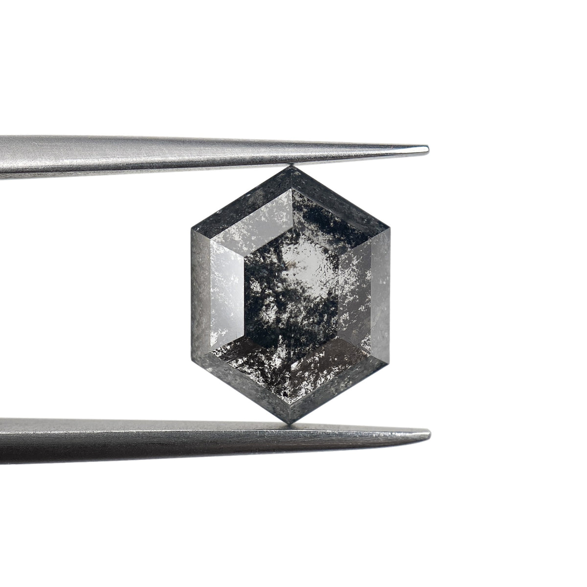 2.91ct | Rustic Hexagon Shape Step Cut Diamond - Modern Rustic Diamond