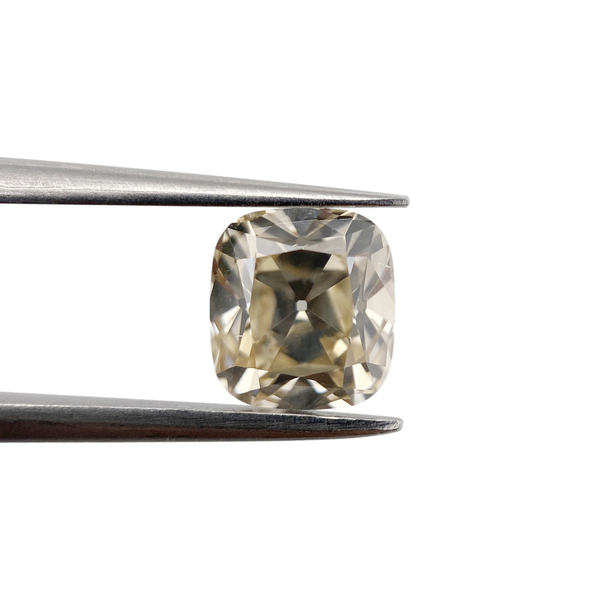 1.62ct | Champagne VS Cushion Shape Old Mine Cut Diamond - Modern Rustic Diamond