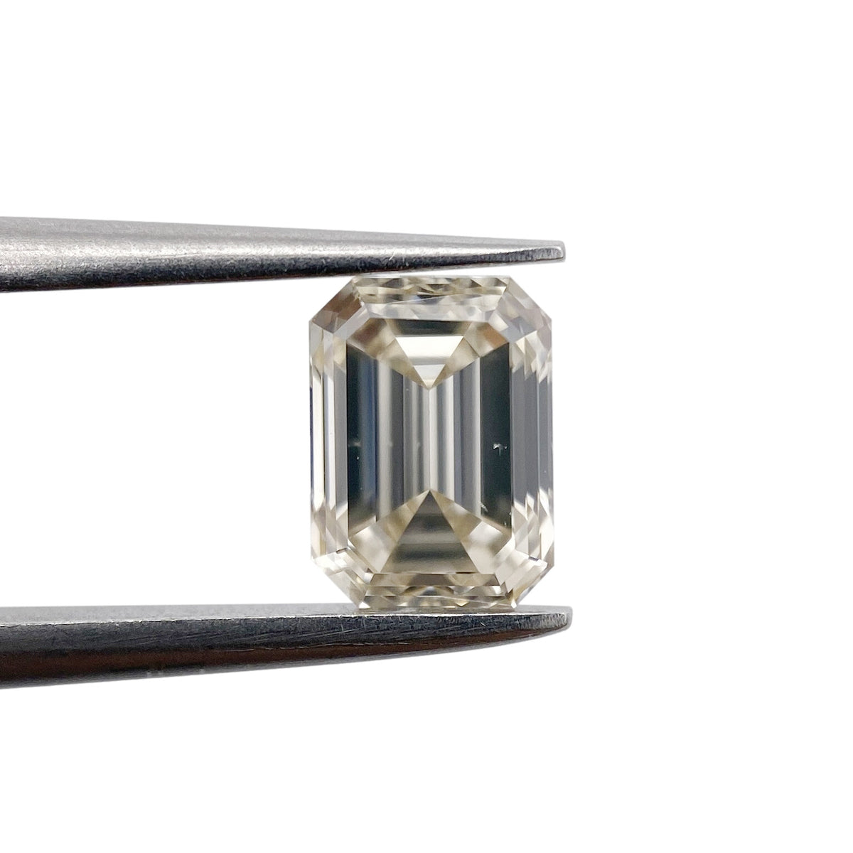 1.02ct | Champagne VVS Emerald Shape Step Cut Diamond - Modern Rustic Diamond