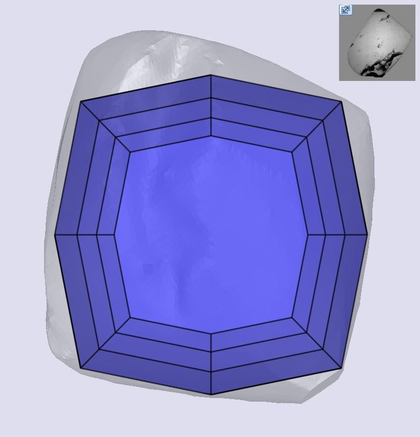 1.01ct | Champagne VVS Cushion Shape Step Cut Diamond - Modern Rustic Diamond