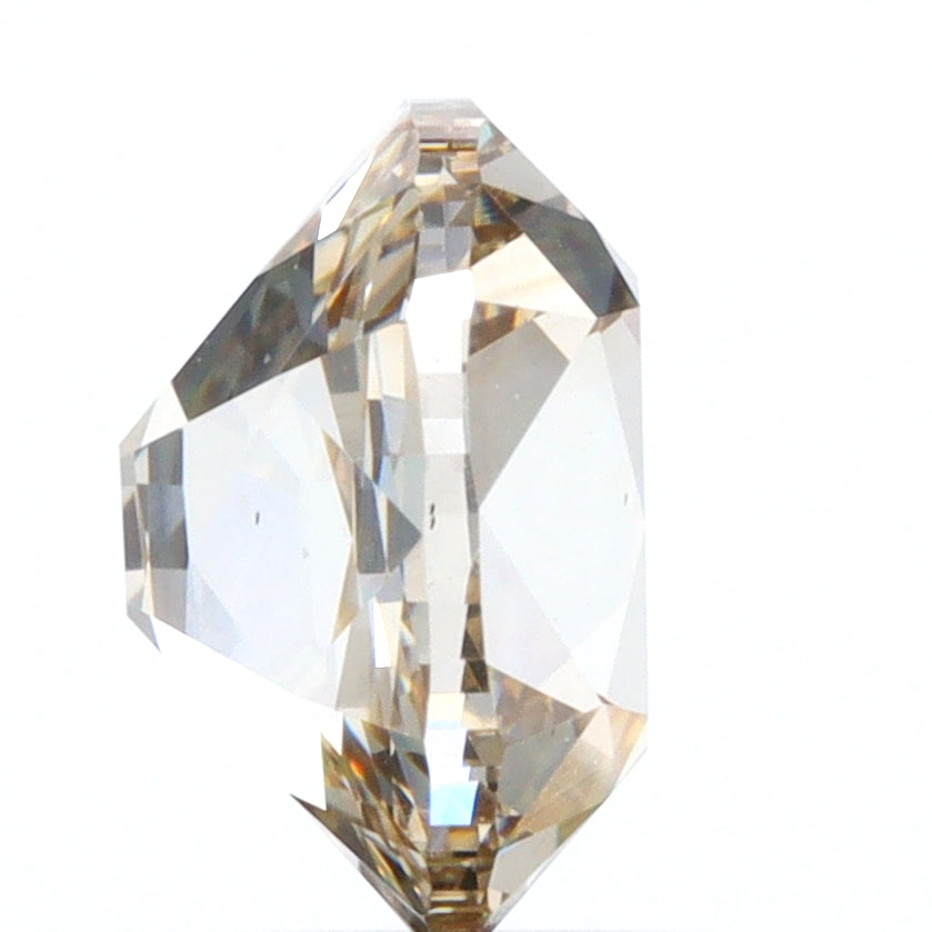 1.42ct | Champagne VVS Cushion Shape Old Mine Cut Diamond - Modern Rustic Diamond