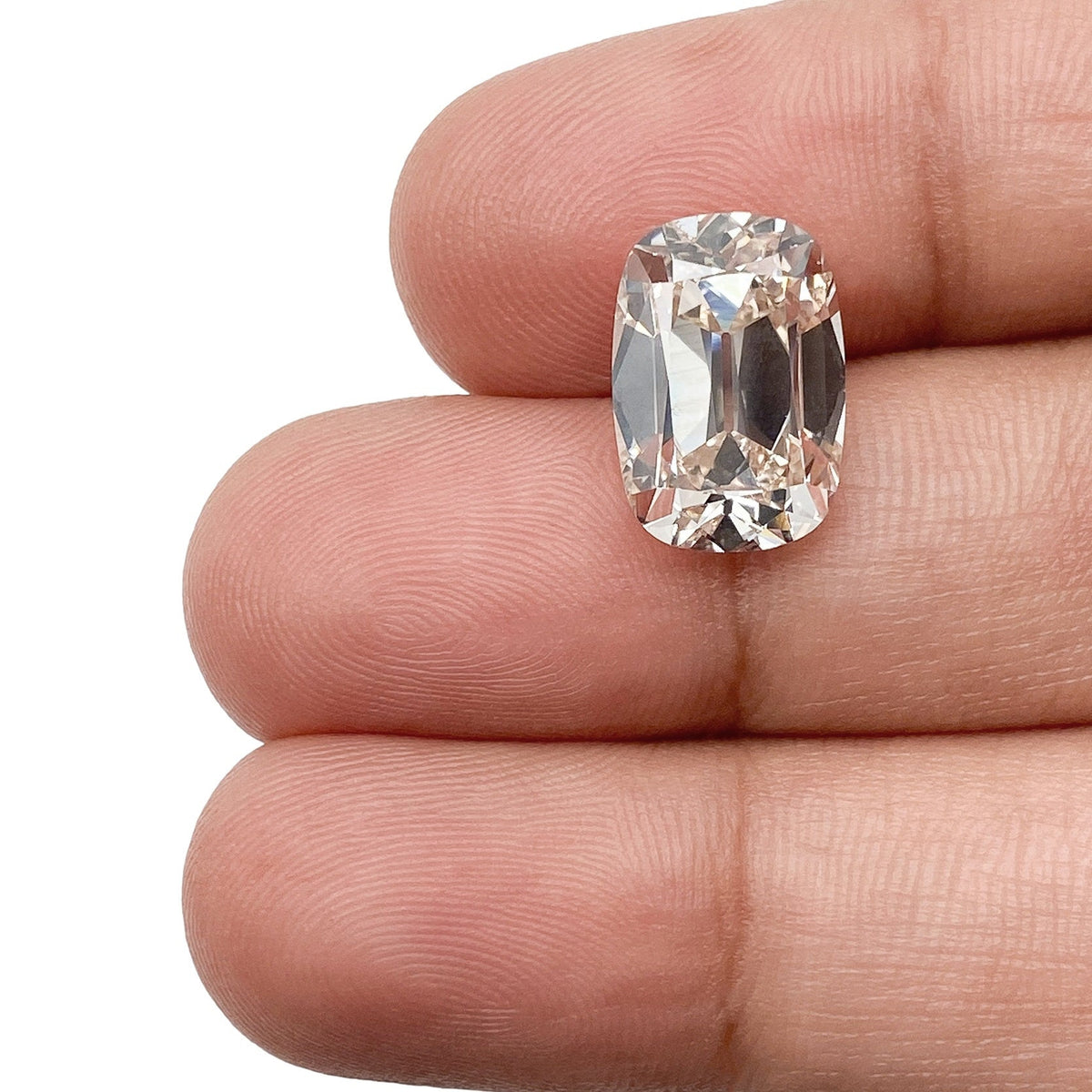 5.21ct | M/VS2 Cushion Shape Old Mine Cut Diamond (GIA)-Modern Rustic Diamond