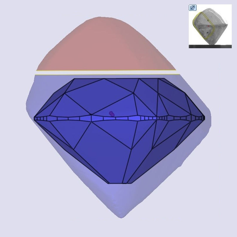 1.50ct | K/VS2 Cushion Shape Old Mine Cut Diamond (GIA) - Modern Rustic Diamond