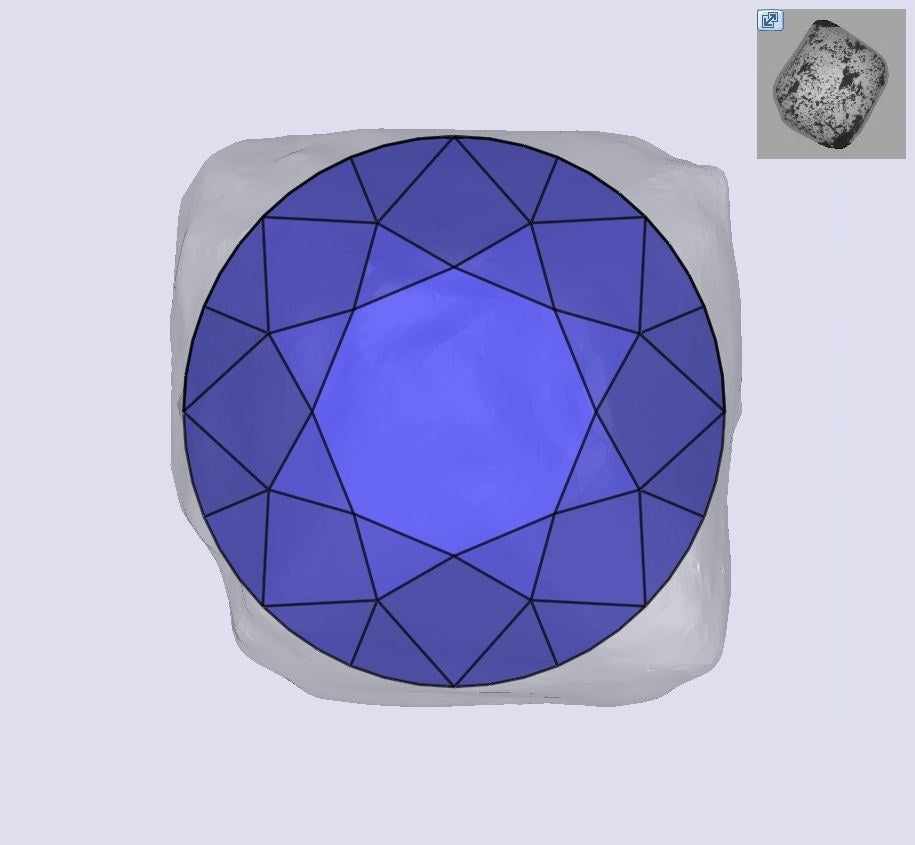 1.62ct | D/VS2 Round Shape Old European Cut Diamond (GIA) - Modern Rustic Diamond