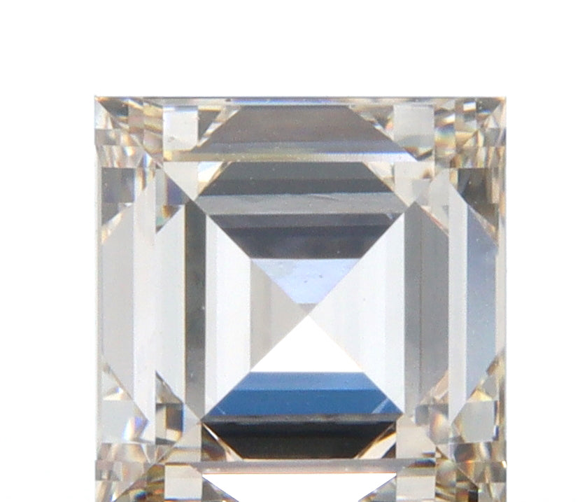 0.53ct | Light Brown VVS Carre Shape Step Cut Diamond - Modern Rustic Diamond