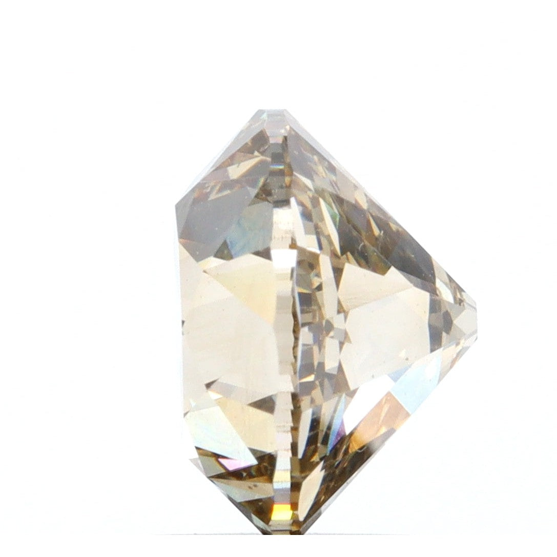 2.11ct | Champagne VS Round Shape Old European Cut Diamond - Modern Rustic Diamond